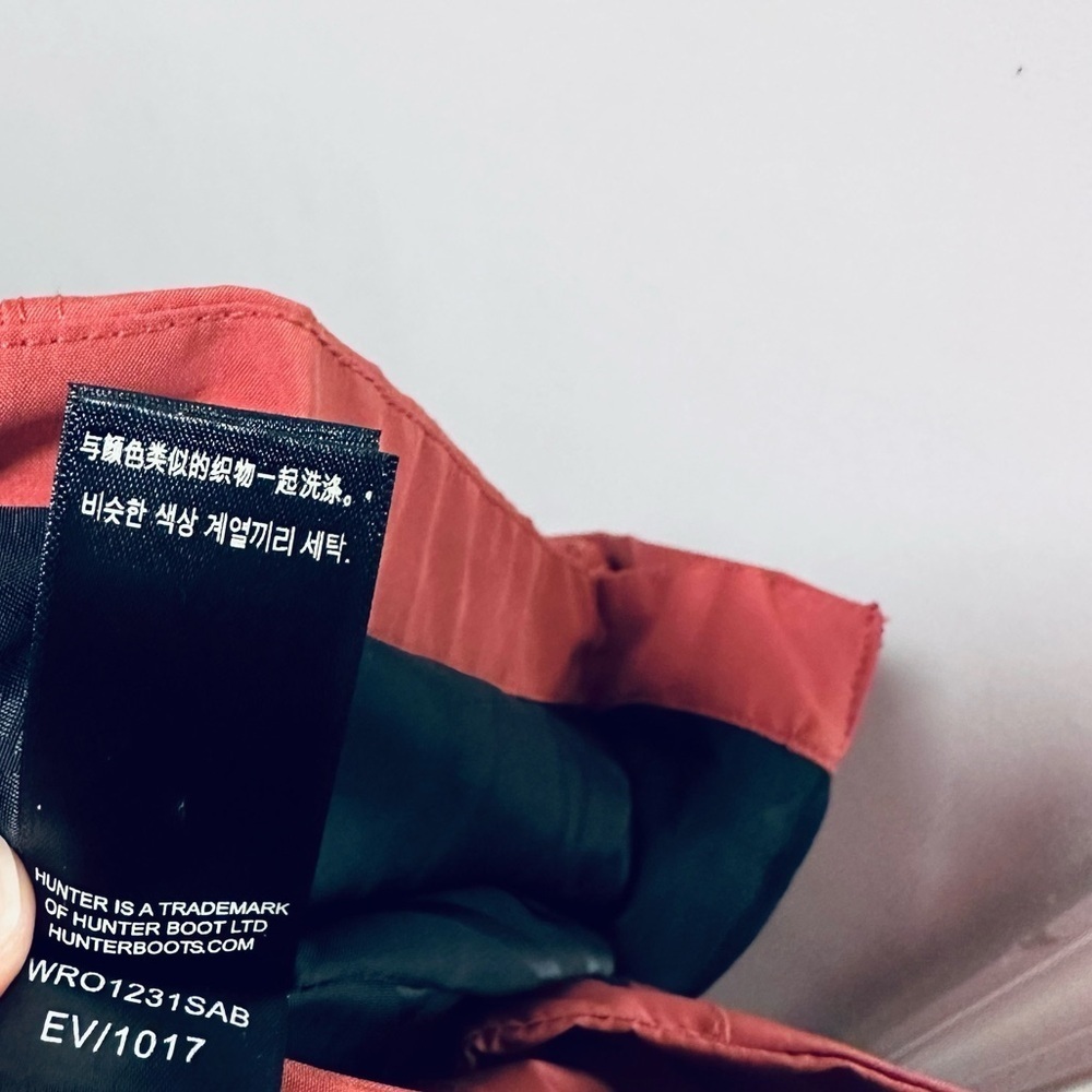 Hunter Original Hooded Trench Coat Mid Length Jacket Women’s Size Medium - Picture 7 of 14